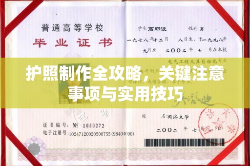 电白护照制作全攻略，关键注意事项与实用技巧